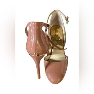 Michael Kors Pink Patent Heels 6.5